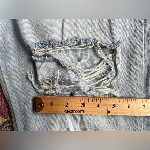Women’s Primark Denim & Co size 10 high rise 90s boyfriend Distressed Jeans - Picture 7 of 12